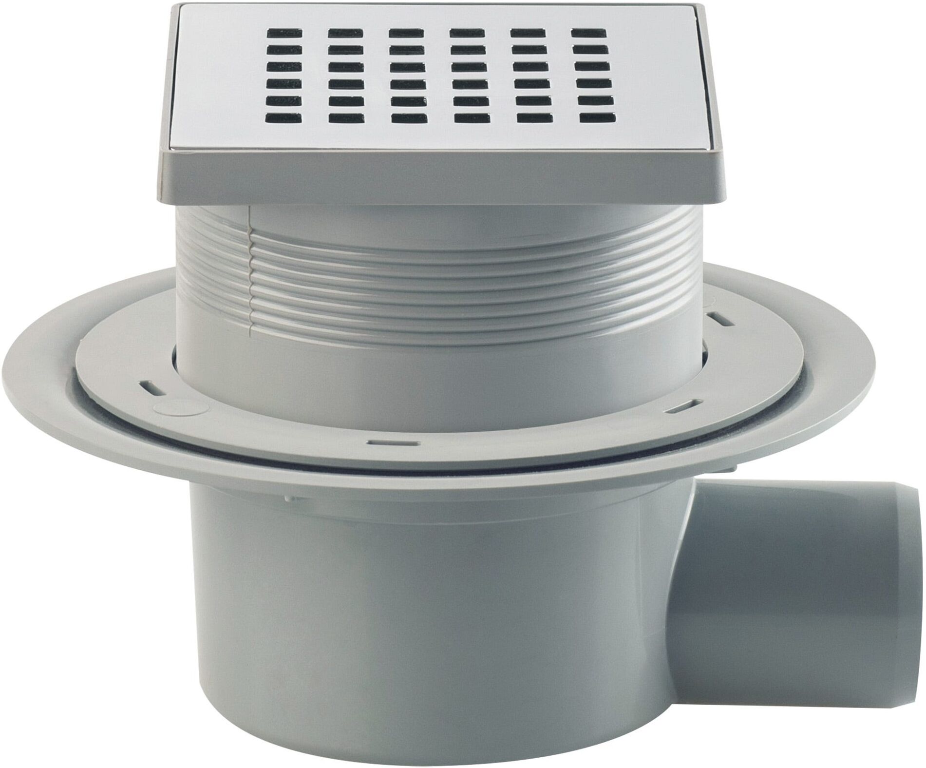 Tea POZZETTO DOCCIA PAVIMENTO  MINIFLOW Q GRIGLIA L 110 X 110 mm INOX TELO TECNICO 1500 X 1200 mm