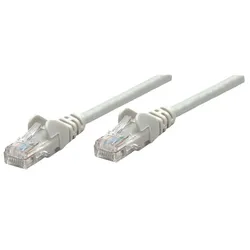Intellinet Premium Netzwerkkabel, Cat6, S/FTP, 100% Kupfer, Cat6-zertifiziert, LS0H, RJ45-Stecker/RJ45-Stecker, 50,0 m, grau