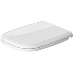 Duravit DU WC-Sitz D-Code ohne SoftClose Scharni ere edelstahl, weiß