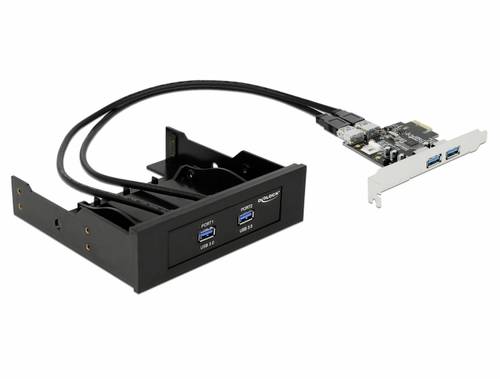 Delock 61893 2+2 Port USB 3.2 Gen 1 Controllerkarte