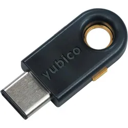 Yubico YubiKey 5C, Notebook Security, Silber, Schwarz