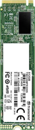 Transcend 220S 512 GB Interne M.2 PCIe NVMe SSD 2280 M.2 NVMe PCIe 3.0 x4 Retail TS512GMTE220S