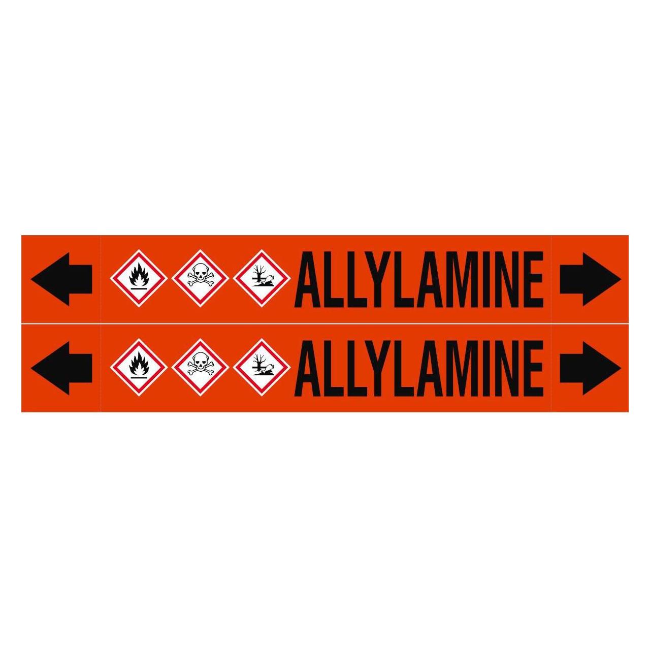 Brady ASME - Rohrmarkierer - Allylamine (ASMEPM-50X345MM-ALLYLAMINE)
