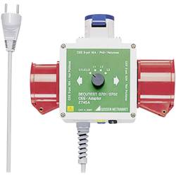 Gossen Metrawatt CEE-Adapter Messadapter CEE-Kupplung 16 A 3polig, CEE-Kupplung 16 A 5polig, CEE-Kupplung 32 A 5polig - Schutzkontakt-Stecker Z745A