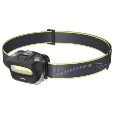 Hama LED-Stirnlampe 'HL110', Batterien, COB, Kopflampe zum Joggen, Sport, 2 Modi 00228614 Stirnlampe 83 g