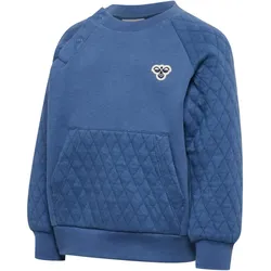 hummel hmlMINI Loose Quilt Sweatshirt Kinder 7379 - dutch blue 86