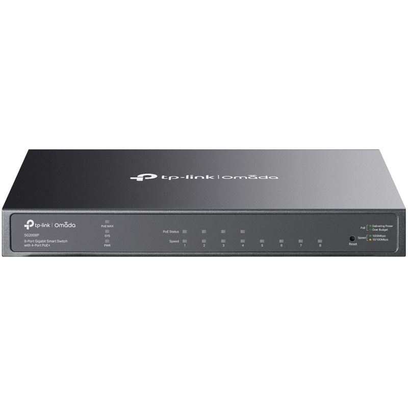 TP-Link Omada Switch 10x GE SG2008P (JetStream) POE V3.3