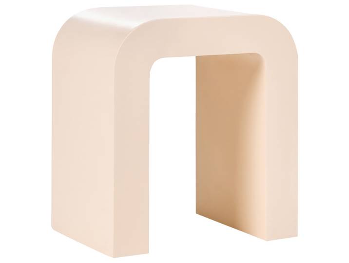 BEISTELLTISCH Hellbeige Enid