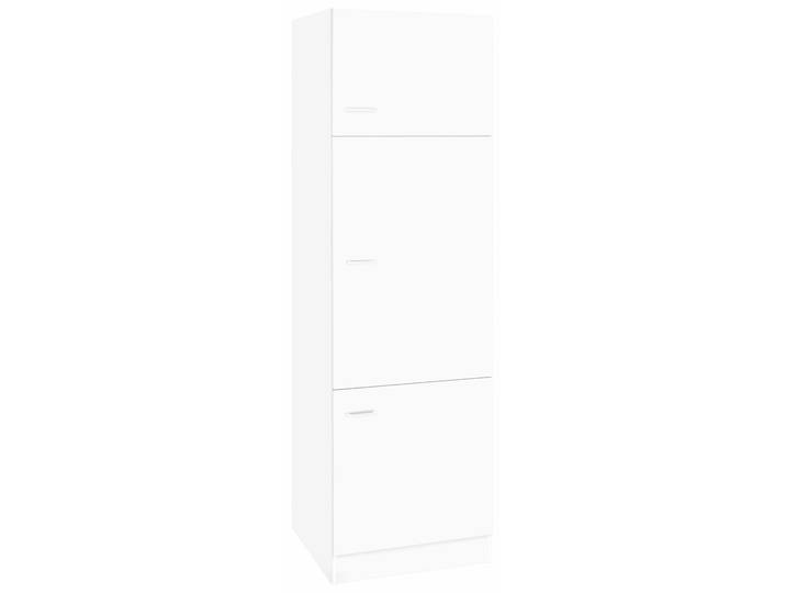 Kühlumbauschrank KOCHSTATION KS-Elster , weiss (weiß), B:60cm H:200cm T:60cm, Holzwerkstoff, Schränke, Kühlumbauschrank, Breite 60 cm