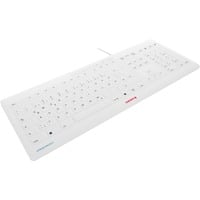 STREAM PROTECT KEYBOARD, Tastatur weiß, DE-Layout, Cherry SX-Scherentechnologie