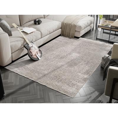 Teppich OCI DIE TEPPICHMARKE "VELA ANTIQUE", beige (beige, mix), B:70cm H:10mm L:140cm, Polyester, Teppiche, Teppich, Kurzflor, 3D Hochtief-Optik, maschinell gewebt