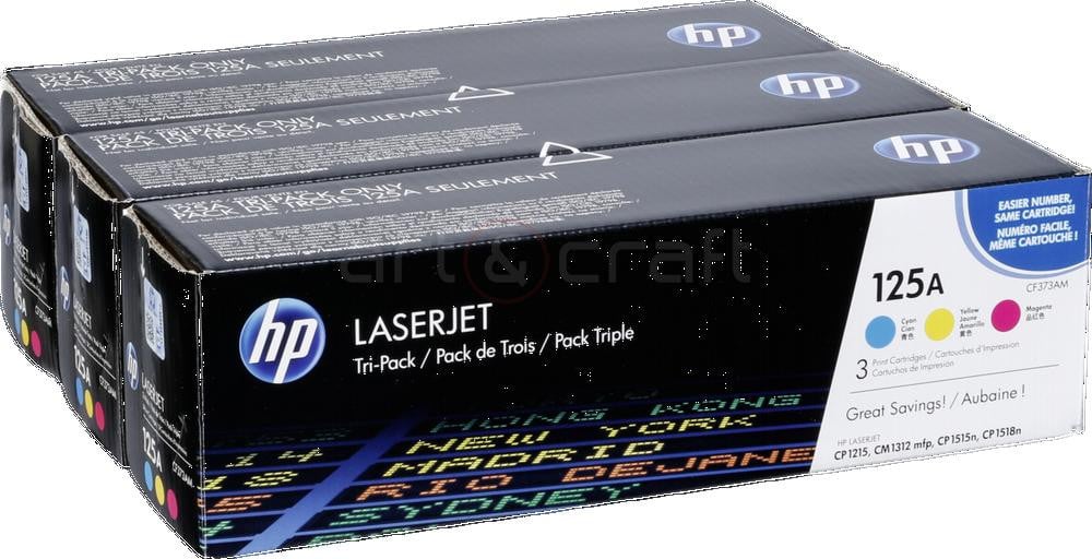 HP Toner Multi Pack CF 373 AM C M Y No 125