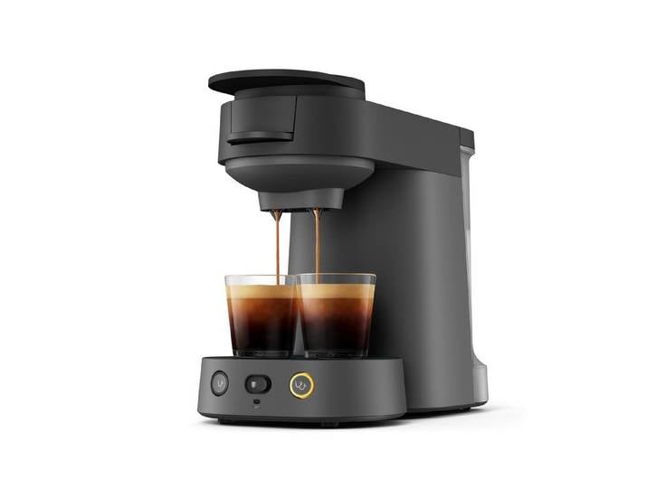 Philips Senseo Kaffeepadmaschine Vibe CSA225/60, mit zwei Kaffee-Einstellungen, kompakt, mit Memory-Funktion u. 0,9-Liter herausnehmbarem Wassertank