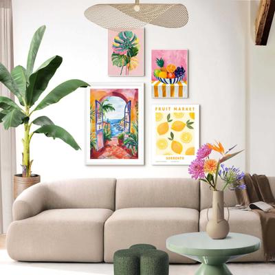 Bild mit Rahmen REINDERS "Sommer zu Hause", farbe bild(er): mehrfarbig, B:50cm H:70cm T:7,8cm, MDF, Bilder, Hobbyraum - Mehrfarbig - MDF - Landschaften - 50x70 cm