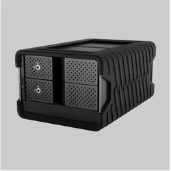 Glyph Blackbox PRO RAID 40TB, Enterprise Class, Thunderbolt 3 (40 TB), Externe Festplatte, Schwarz