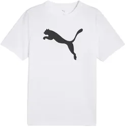 Puma, Herren, Sportshirt, ESS Poly Tee White (M), Weiss
