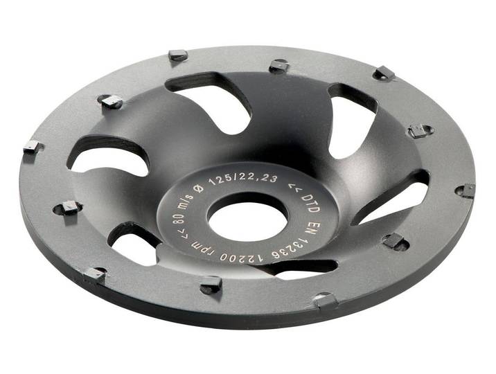 Schleifscheibe METABO PKD , schwarz, Ø:12,5cm, Schleifpapiere, Schleifscheibe