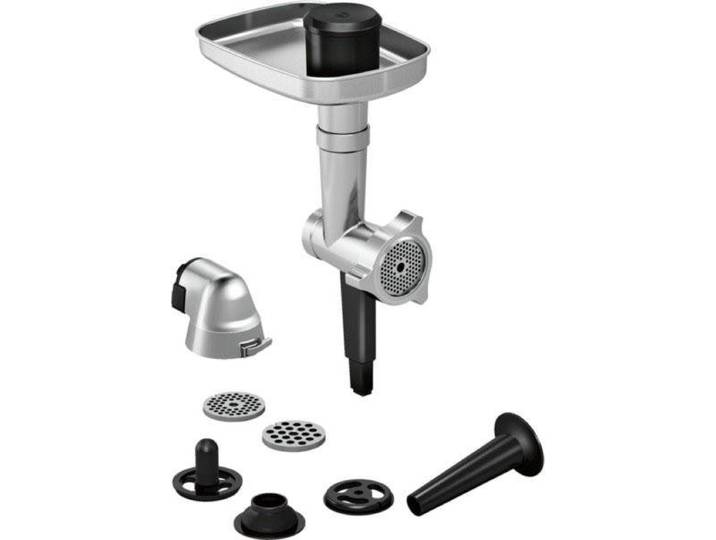 BOSCH Fleischwolfaufsatz Lifestyle Set Hunting Adventure MUZ9HA1, Zubehör für alle Bosch OptiMUM Küchenmaschinen MUM9…, Fleischwolf, Wurststopfer-Aufsatz, Kebbe-Aufsatz