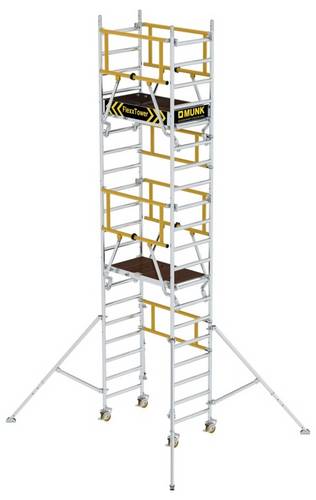 MUNK Günzburger Steigtechnik 125111 Aluminium beschichtet, Aluminium Rollgerüst