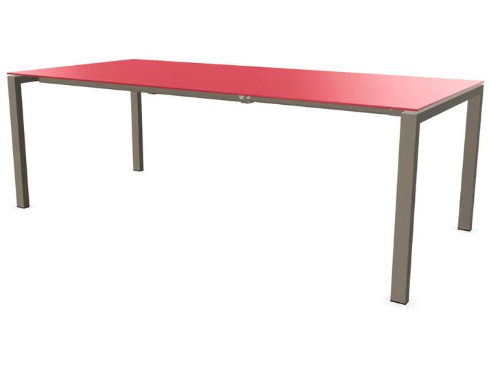 Auszugstisch Luzern von Schaffner / Farbe: Ahornrot / Grösse: 160/220 x 100 cm