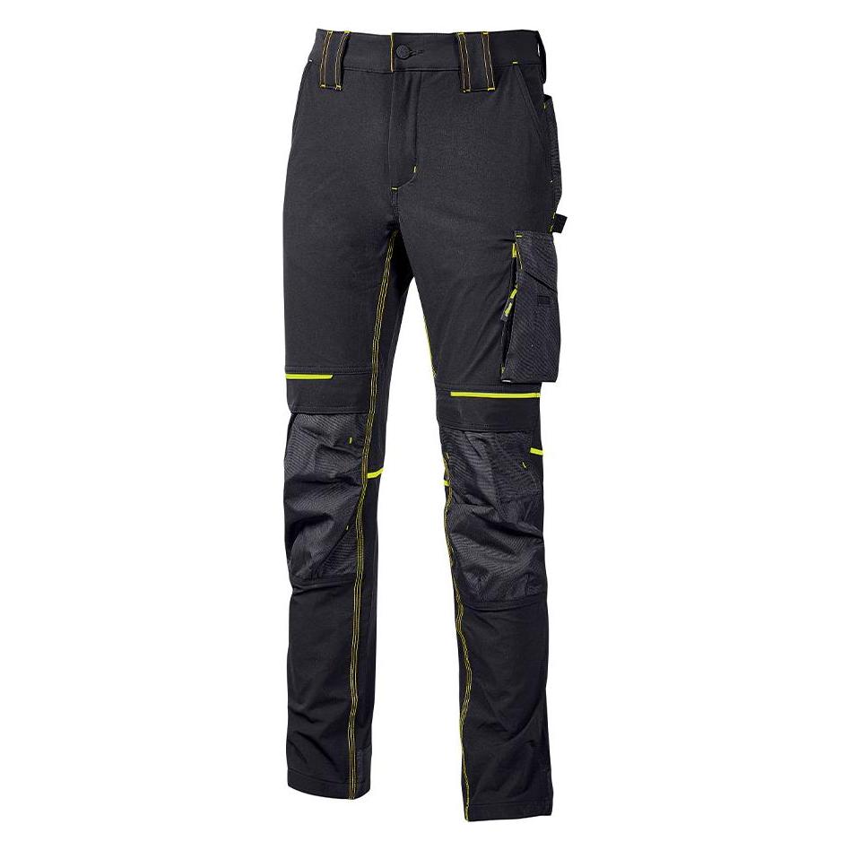 U-Power Stretch-Bundhose "4-Wege" ATOM black carbon, Gr.XL (XL) (PE145BC-XL)