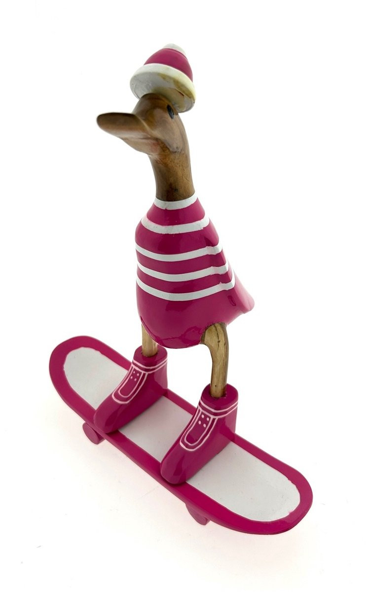 Wessel Houten Eend Skateboard Neon Pink