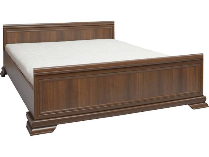Feldmann-Wohnen Holzbett Kora (1-tlg), 180x200cm mit Lattenrost samoa King rustikal