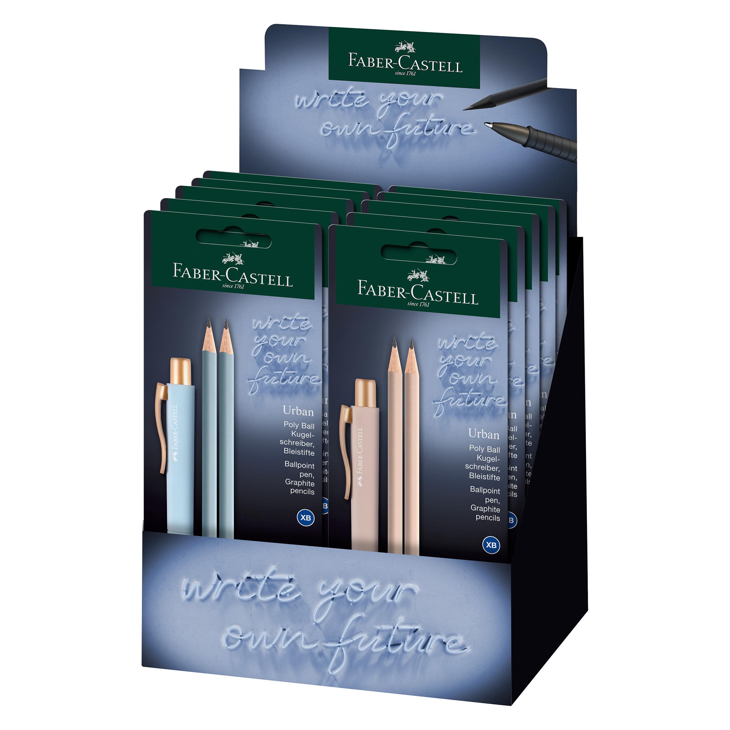 Faber-Castell Schreibset 3tlg.PolyBall Urban sortiert (3x) (241192)