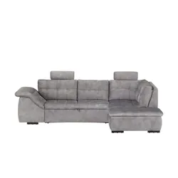 uno Ecksofa  Medina ¦ grau ¦ Maße (cm): H: 84