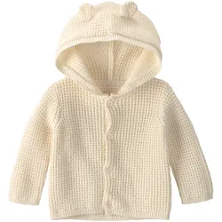 Carter's Strickjacke Kapuze mit Ohren, natur, 68