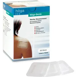Hoega-Derm Steriles Pflaster 53Mmx70Mm 50 ST