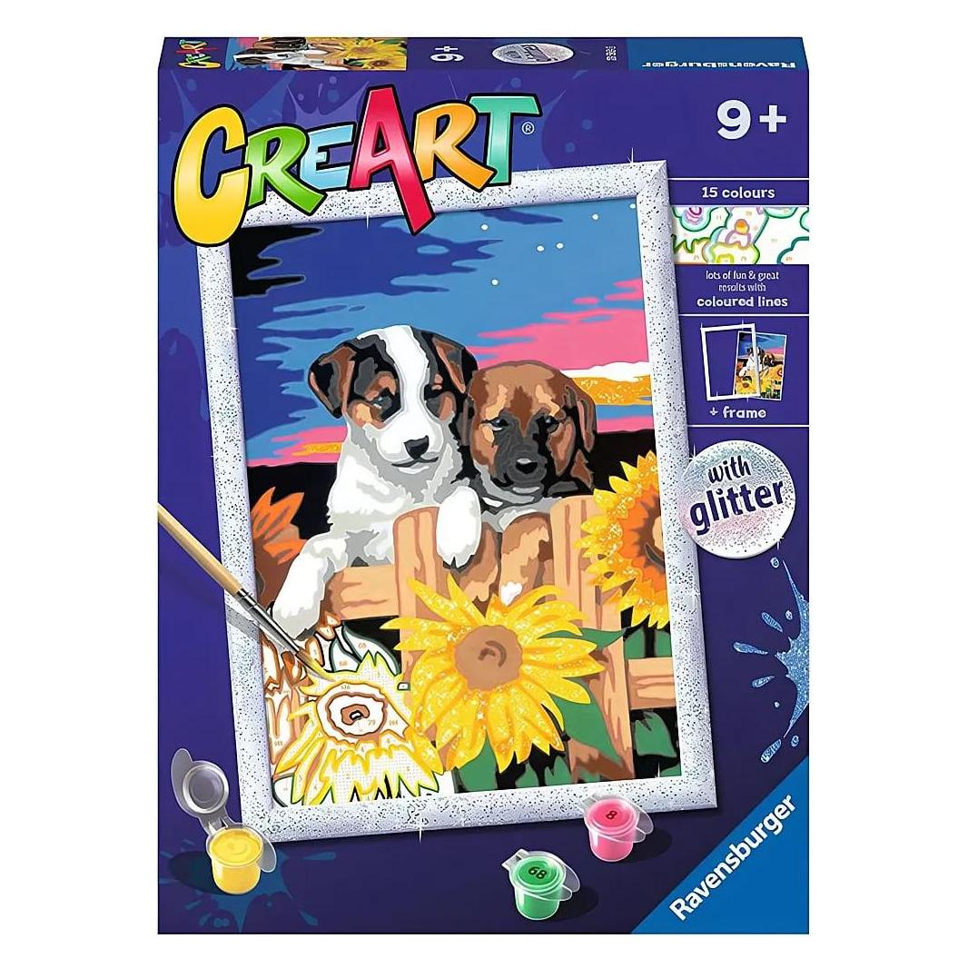 Ravensburger CreArt Sunset paw-fection (4005556235698)