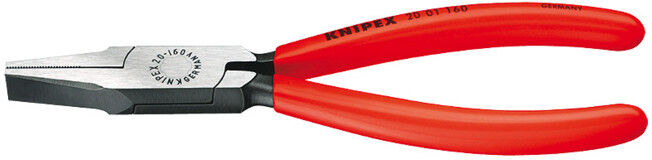 Pince à bec plat polie Knipex, longueur totale : 125 mm (20 01 125)