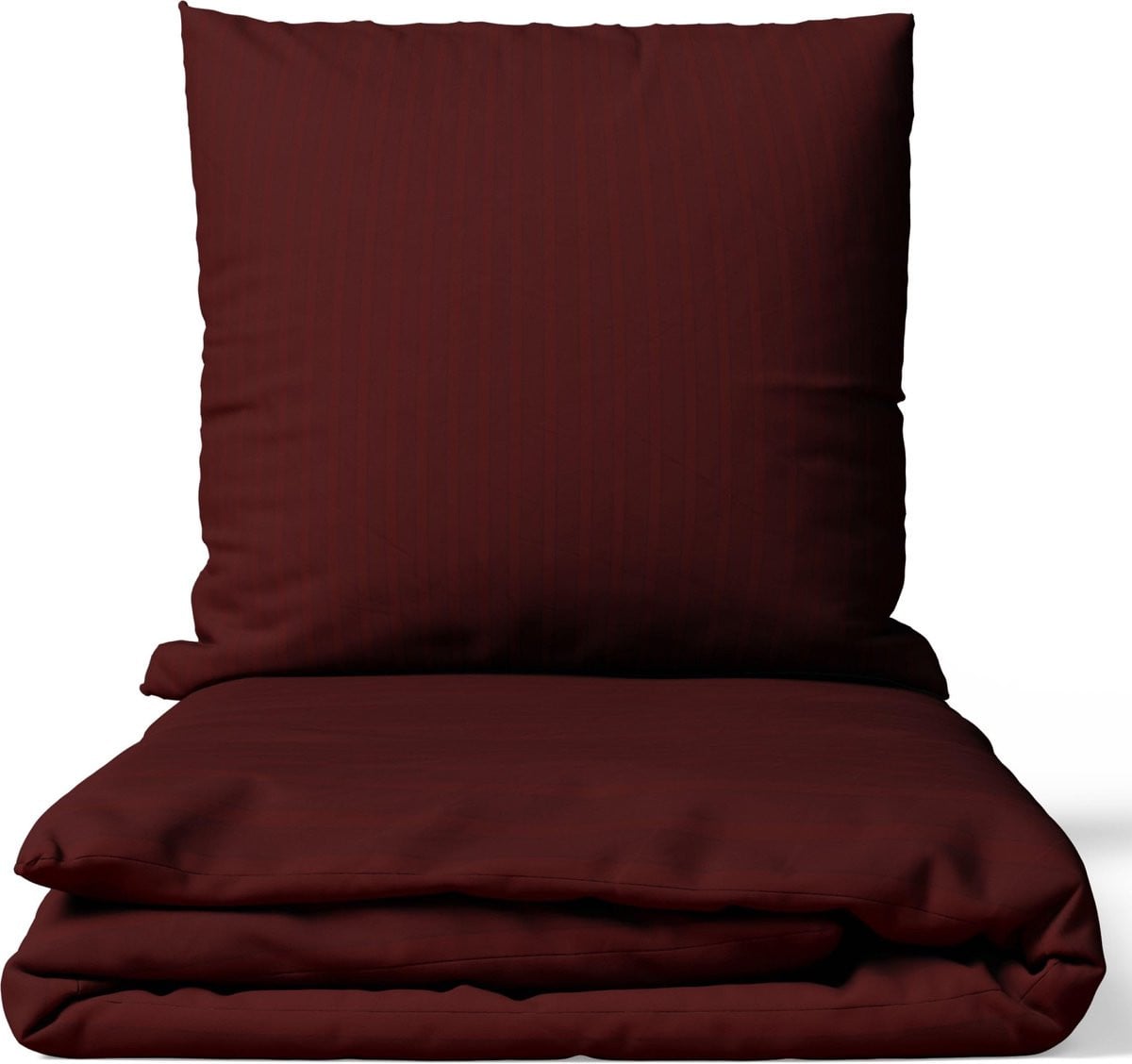Solidchoice Satin Bedlinnen Bordeaux - Premium Katoen - 200 x 220 cm