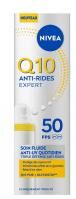 Nivea Q10 Anti-Rides Expert Soin Fluide Anti-UV Quotidien Triple Défense SPF50 40 ml - Flacon-Pompe