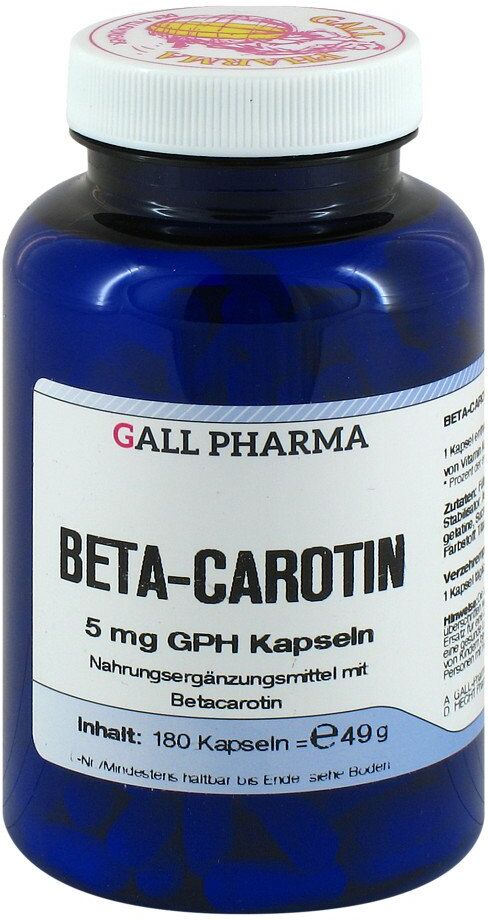 Beta Carotin 5 mg Kapseln