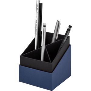 Rössler-Papier Stiftehalter S.O.H.O. 1331452900, Karton, 4 Fächer, navy-blau