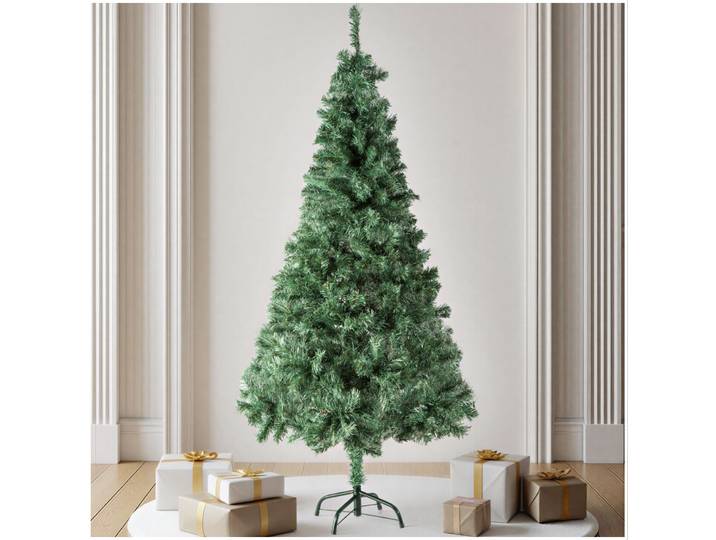 Weihnachtsbaum künstlich mit Metallständer grün - 180 cm