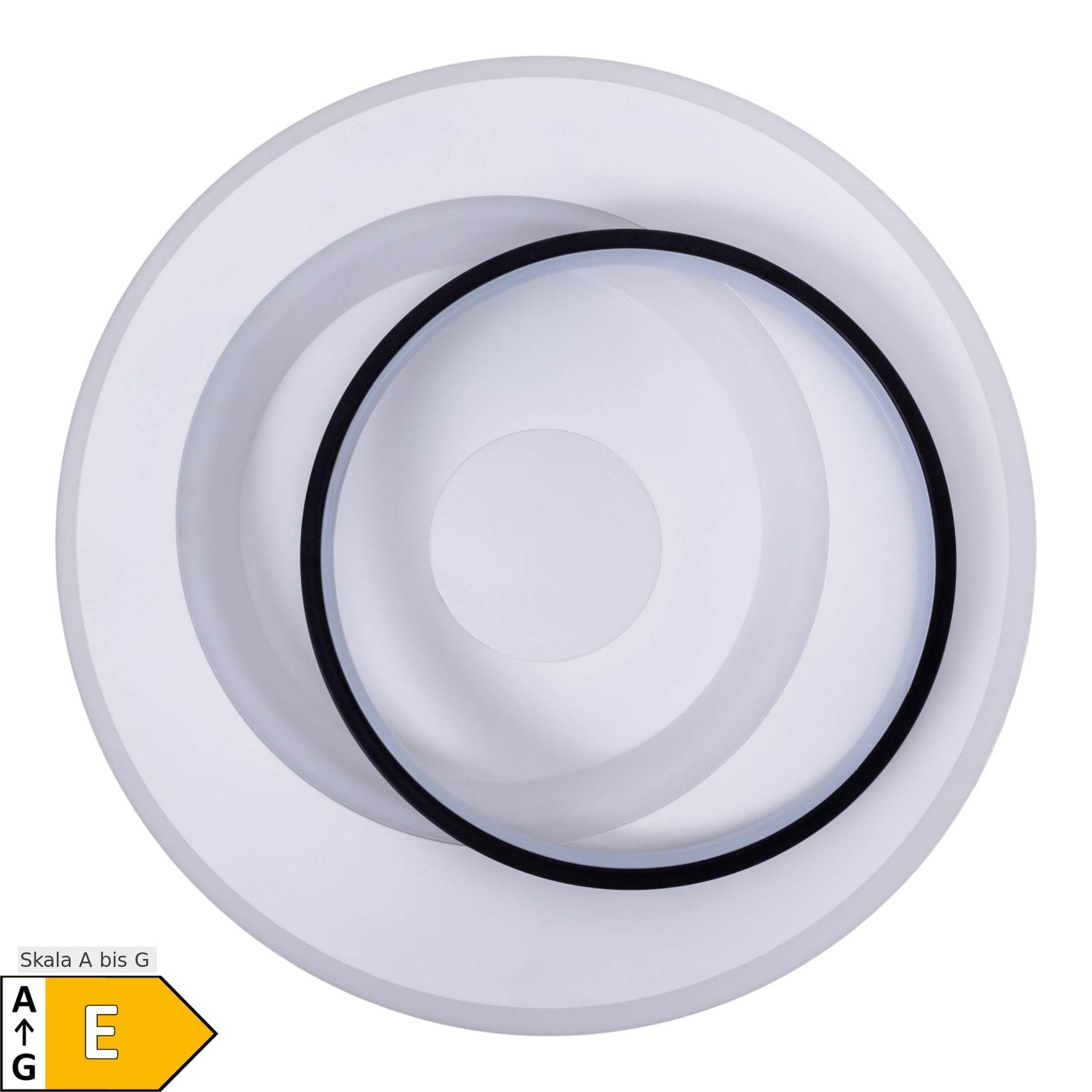 Näve LED / CCT Deckenleuchte "MALEA" 3D-Effekt Ø: 49cm