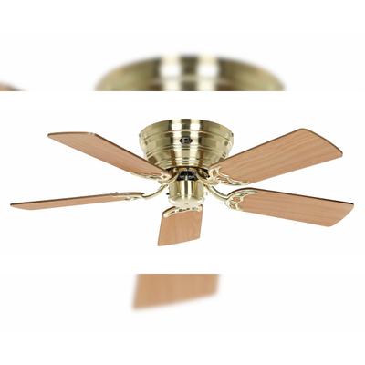Casafan Deckenventilator Classic Flat III Messing gebürstet 103 103