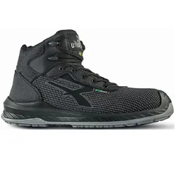 Sicherheitshochschuhe S3 "LAND" Green - 38 - schwarz