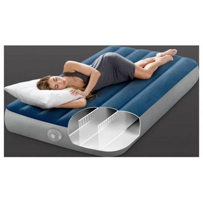 INTEX Luftbett mit Pumpe INTEX Dunkelblau und Grau 99 x 191 x 25 cm