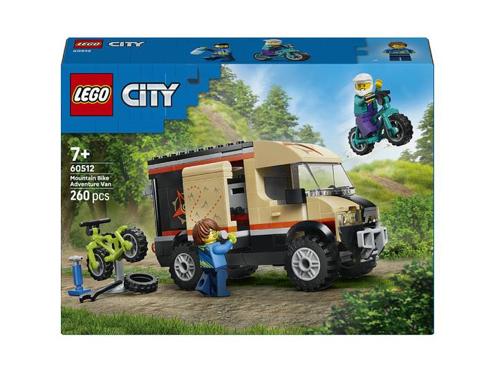 LEGO® City - Le Camping-Car d’Aventures et ses VTT - 60512