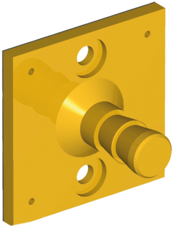 Bravat Quaruna Wandadapter 122701 Bohrlochabstand 28mm