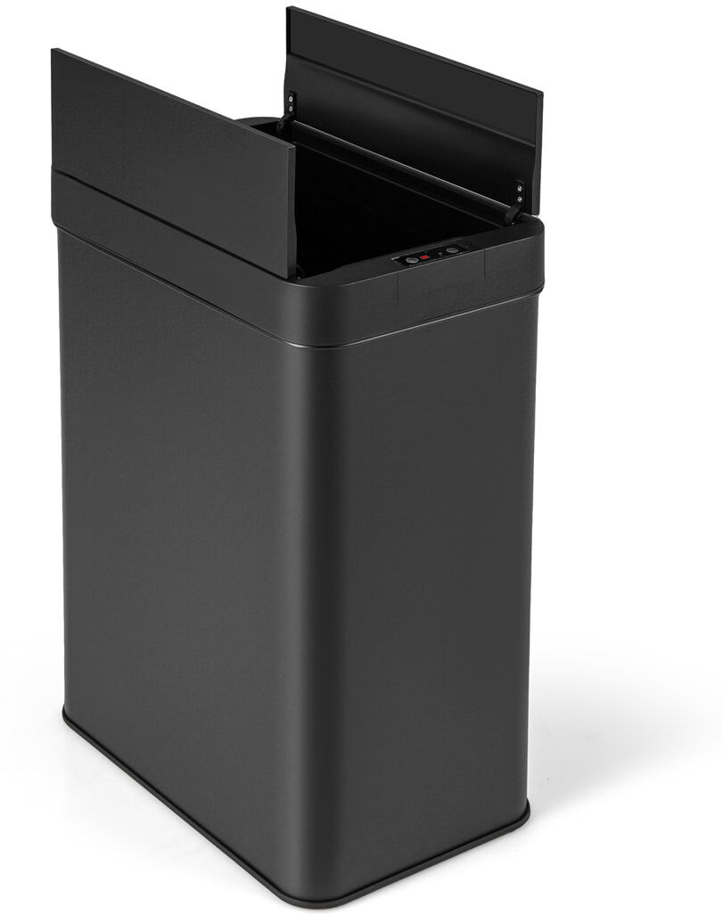 casart Stainless Steel Waste Bin - 47.32 L Black