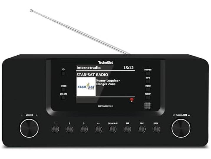 TechniSat DIGITRADIO 574 IR DAB+ internetradio met bluetooth - zwart
