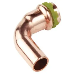 Logafix Kupfer Bogen 90° i/a 54 V-Kontur