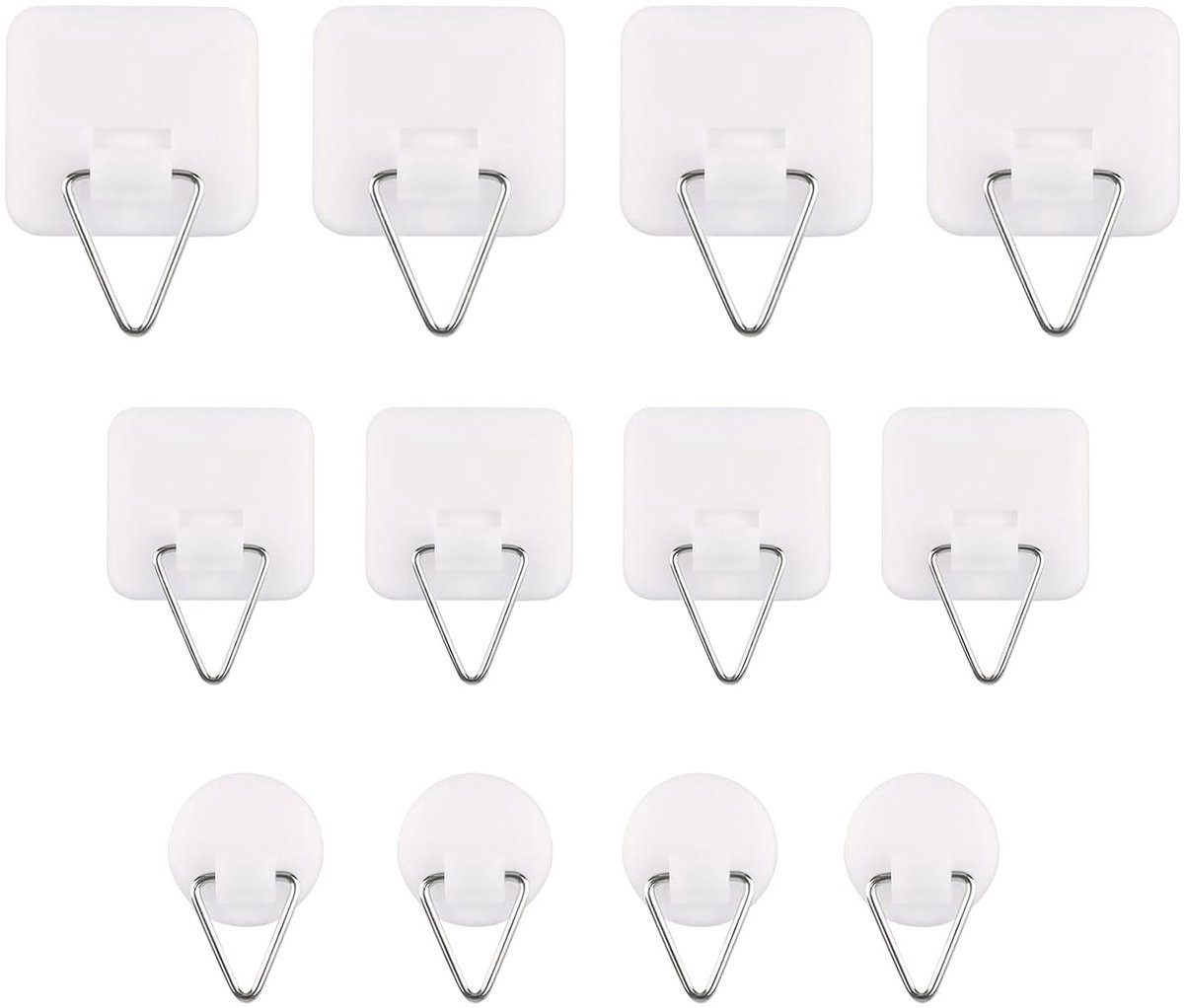Dailygoods Dailygoody Zelfklevende Fotohaakjes voor Wanddecoratie - 12 stuks