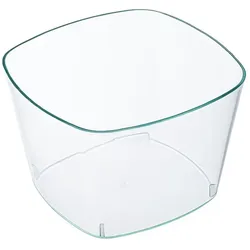 MONOUSO - Fingerfood Schalen Niedrig PS Transparent "Water Green" 150ml (20 Stück)