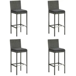 vidaXL, Barhocker, Linlinen (4 Stück)